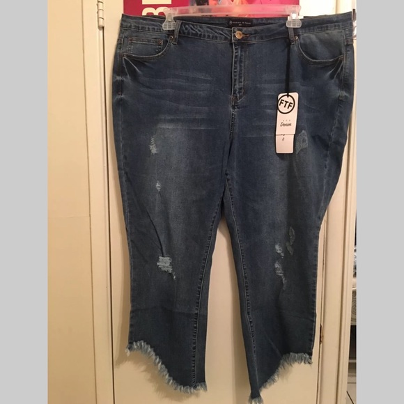 New fashion to figure plus size jeans 24 - Picture 6 of 8